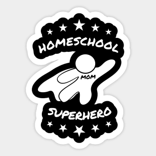 Mom - Homeschool Superhero Sticker